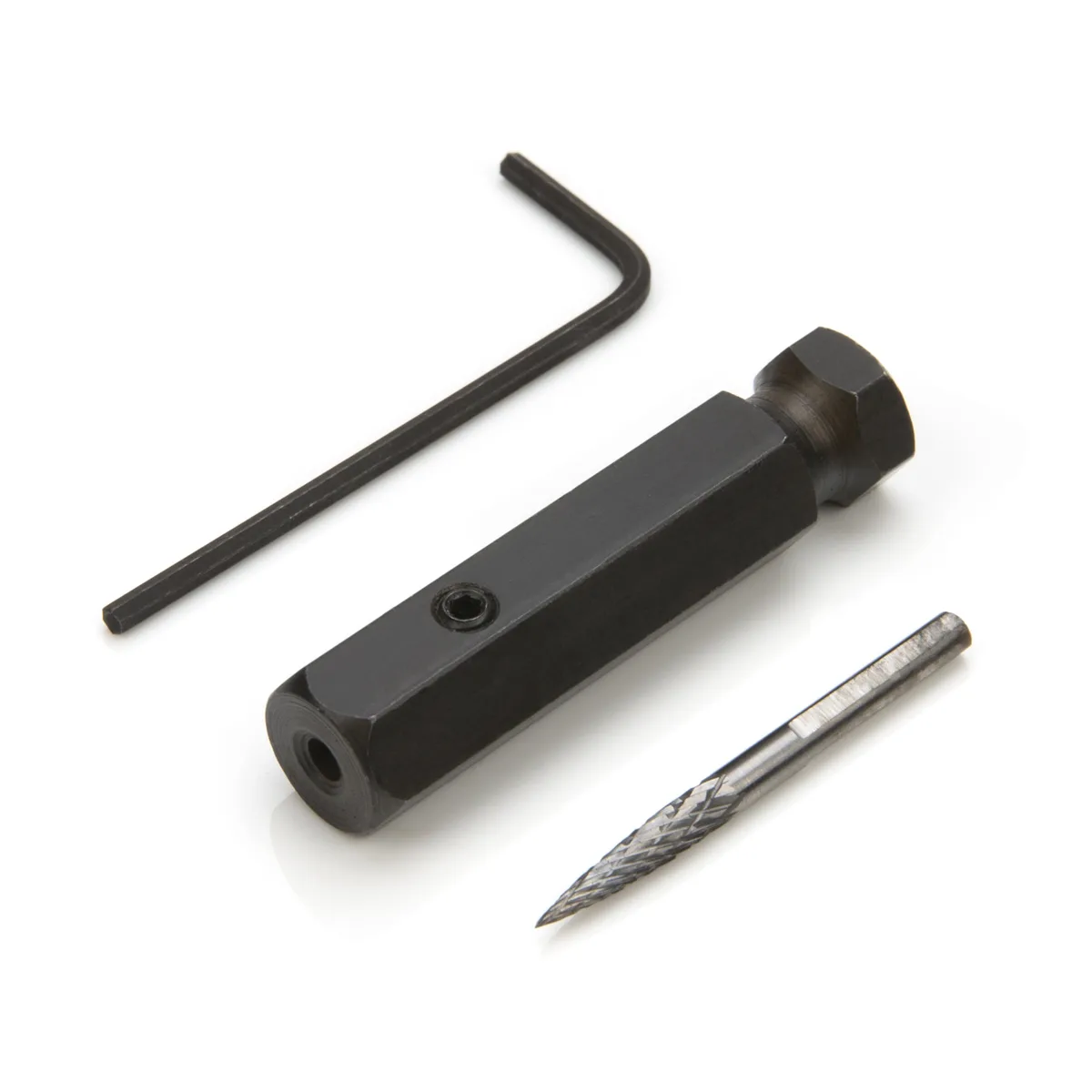Steelman 18240A carbide double cut burr with adapter