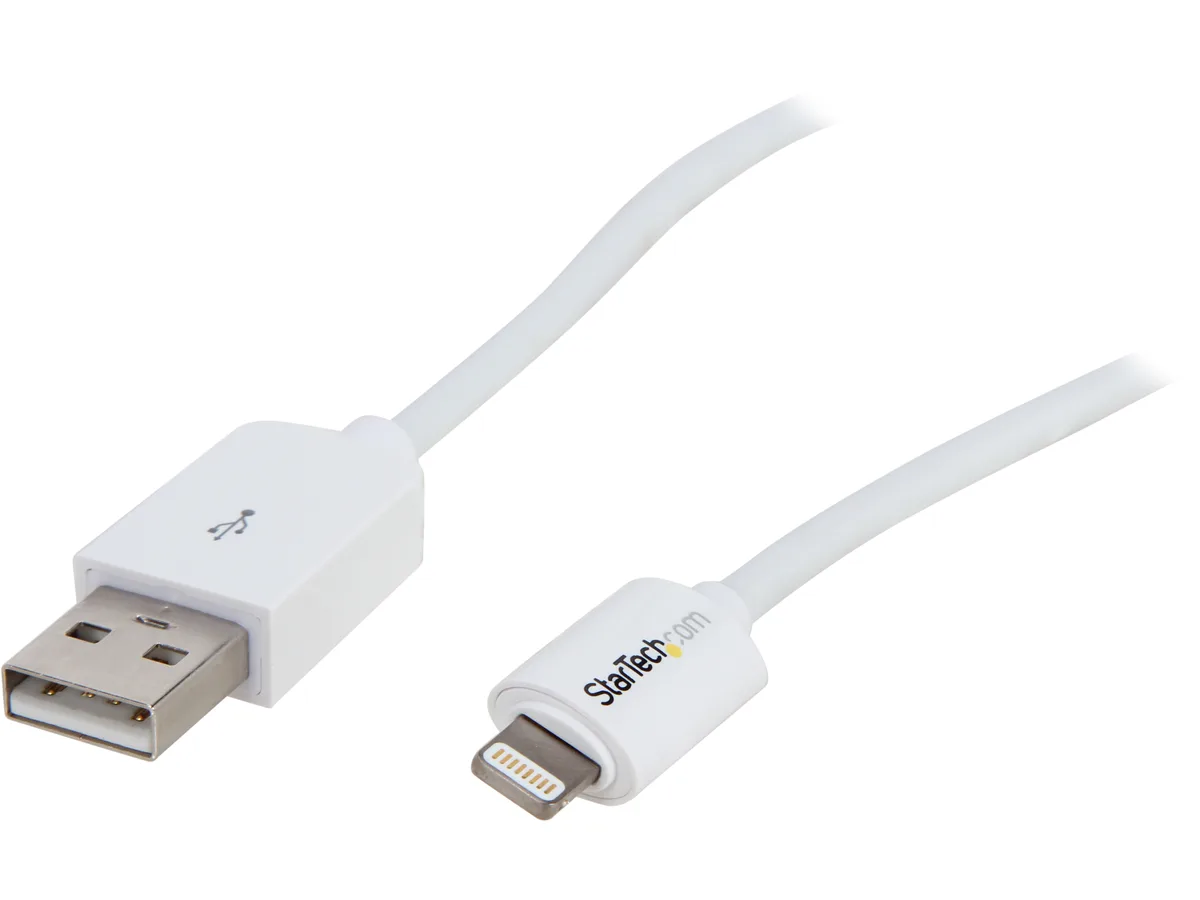 STARTECH STARTECH USBLT1MW 1 m White Lightning Cable — product photo