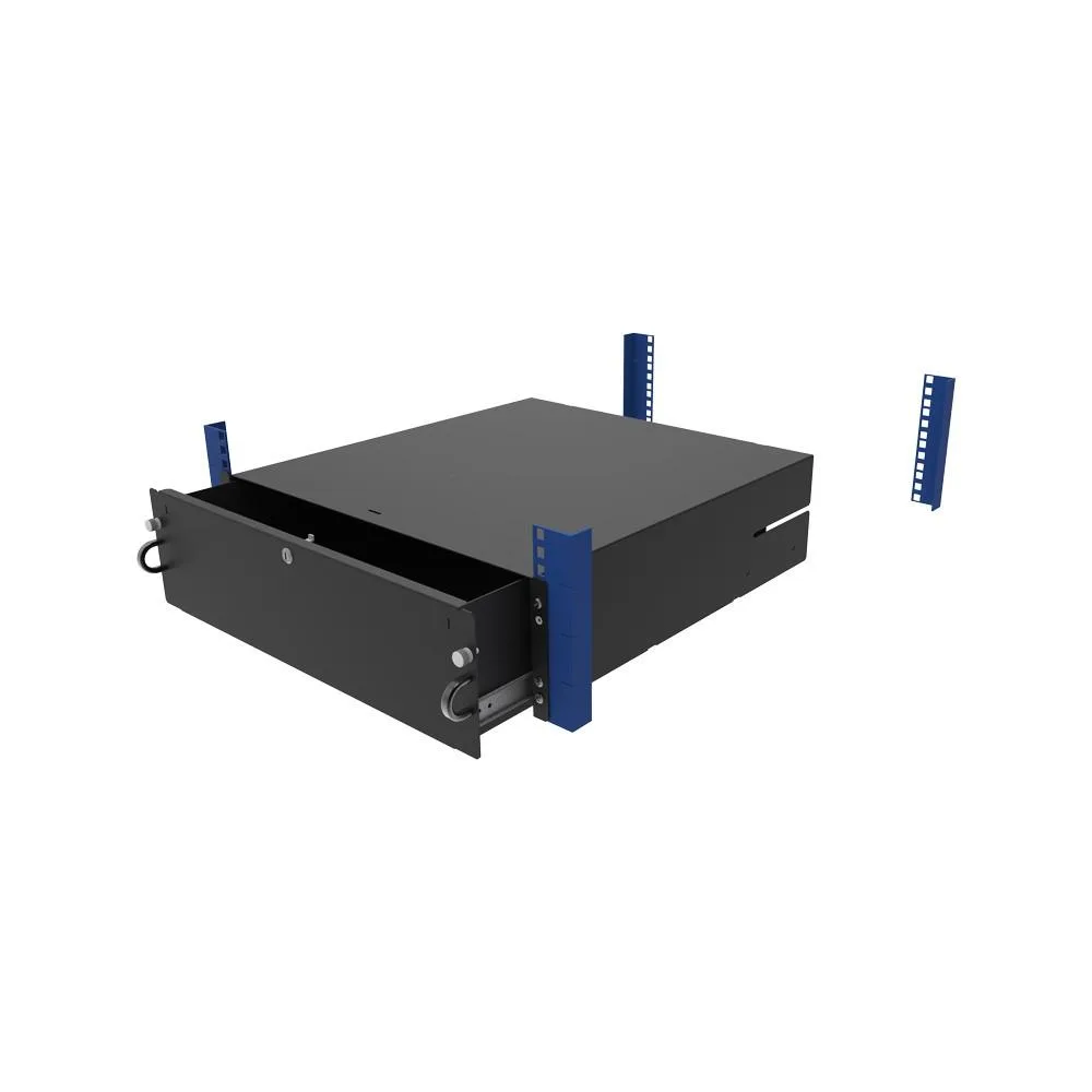 RackSolutions RackSolutions 3U Lockable Rackmount Drawer 18 Deep 100 lb Capacity — product photo
