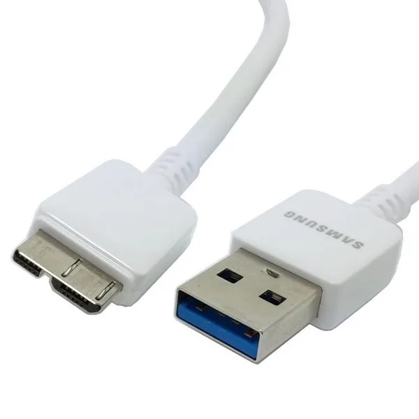 SAMSUNG SAMSUNG USB 3.0 Micro B Cable White 5 Feet Lot of 2 — product photo