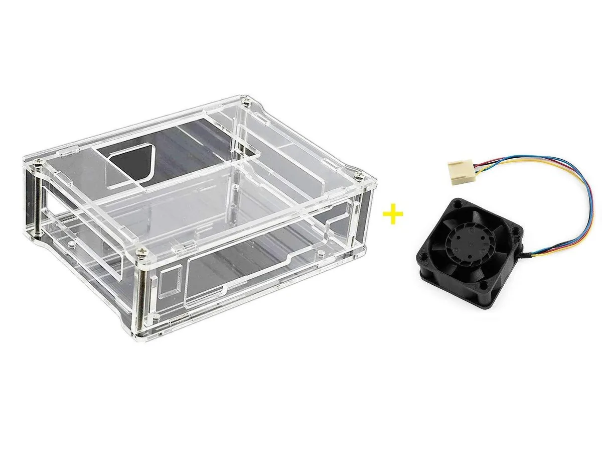 LORDWORLD LORDWORLD Acrylic Case with 5V PWM Fan for Jetson Nano — product photo