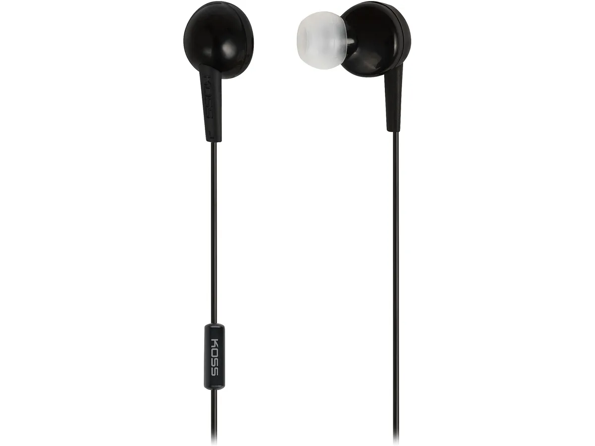 Koss Koss KEB6IK Bluetooth earbud headphones, black — product photo