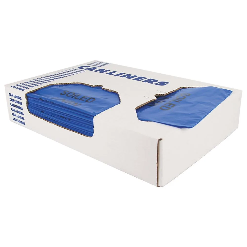 Heritage Heritage B6043PX Cleaning Can Liners Blue 30" x 43" 1.3 mil 200/Carton — product photo