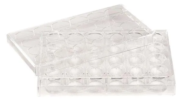 Lab Safety Supply Inc Lab Safety Supply Inc 667123 24 Well Tissue Culture Plate w/Lid PK50 — product photo