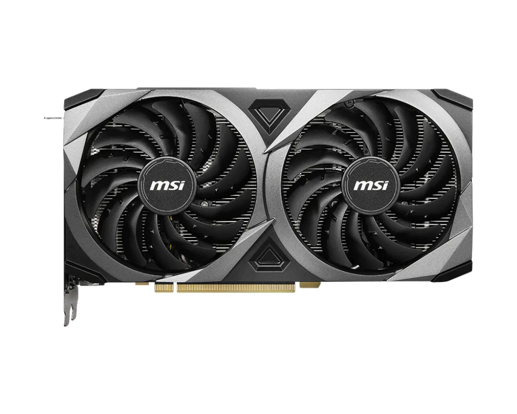 MSI MSI RTX 3060 TI VENTUS 2X 8GD6X graphics card — product photo