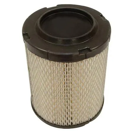 Rectangular white paper air filter with black text and numbers 102-855