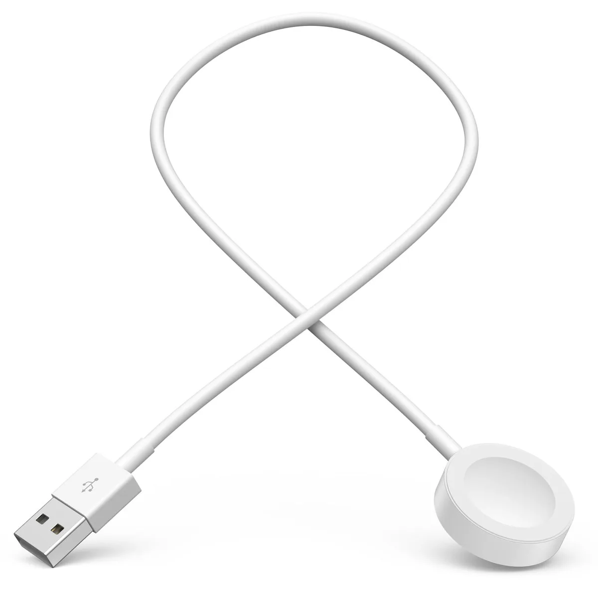  Amasuki AK003S Apple Watch USB Magnetic Charger 1FT White — product photo