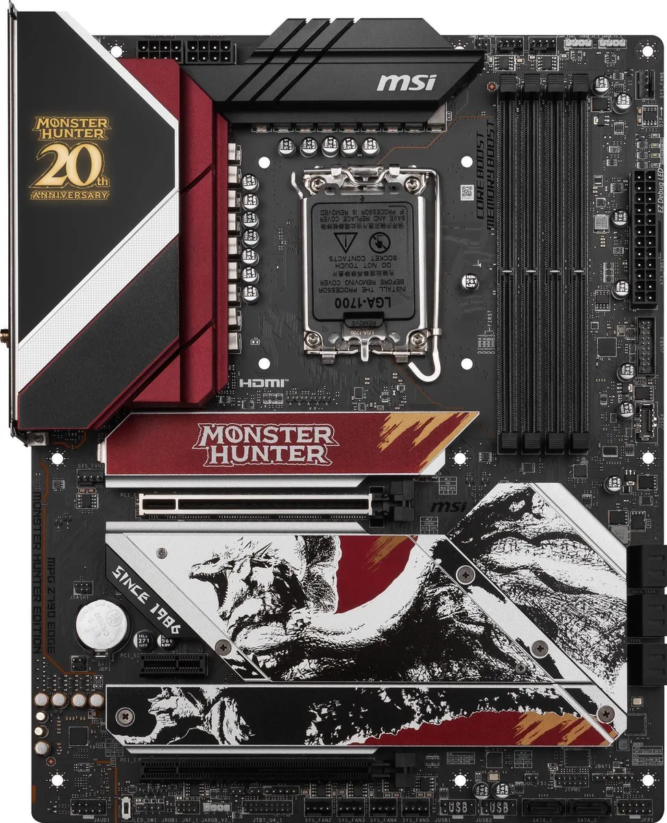 MSI MSI MPG Z790 EDGE MONSTER HUNTER EDITION Intel motherboard — product photo