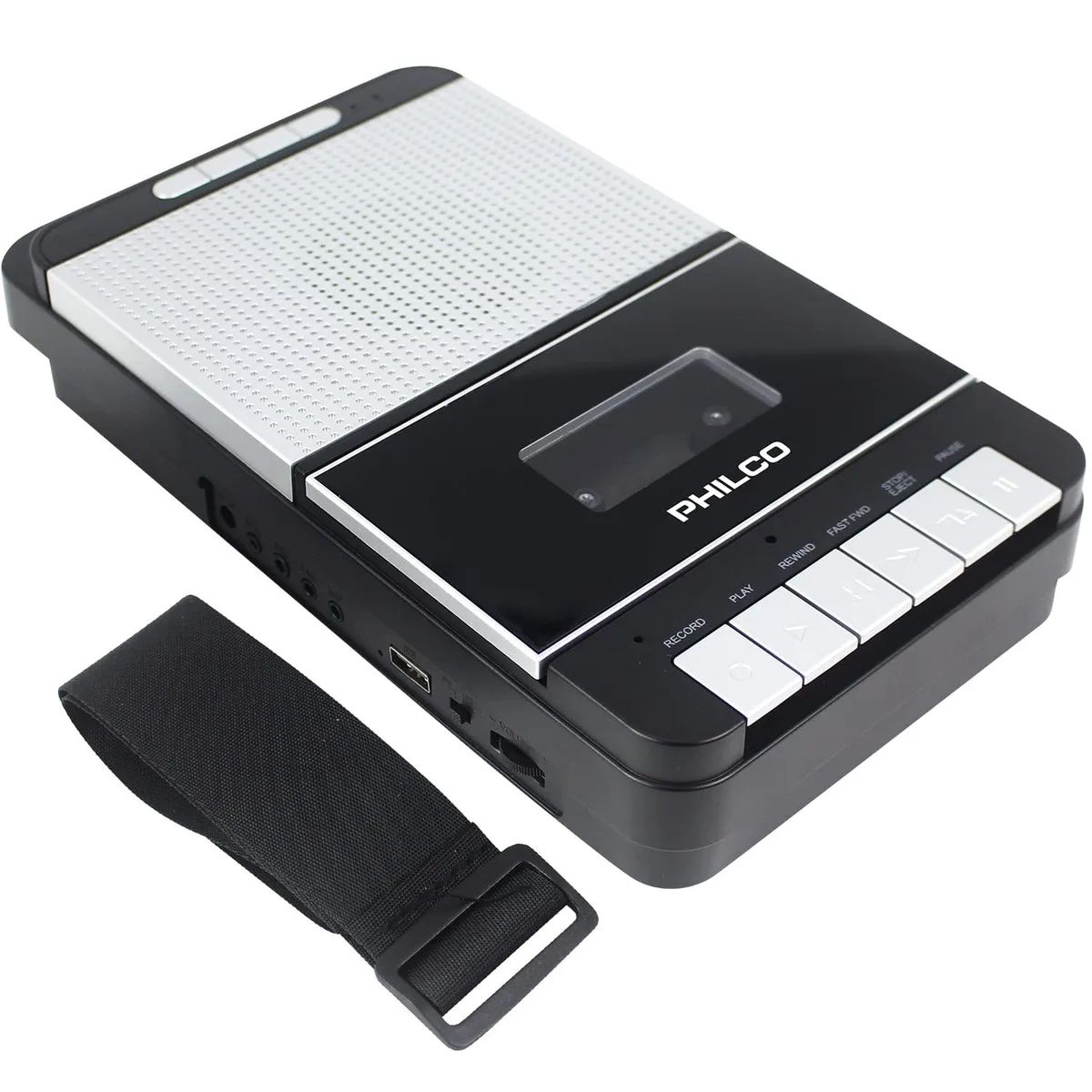  PHILCO PDR2200-BK Black Cassette Player 3.5mm — product photo