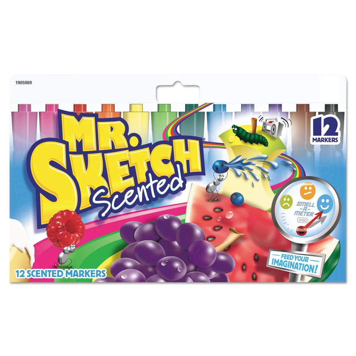  Mr. Sketch 1905069 Scented Watercolor Marker Chisel Tip 12/Set — product photo