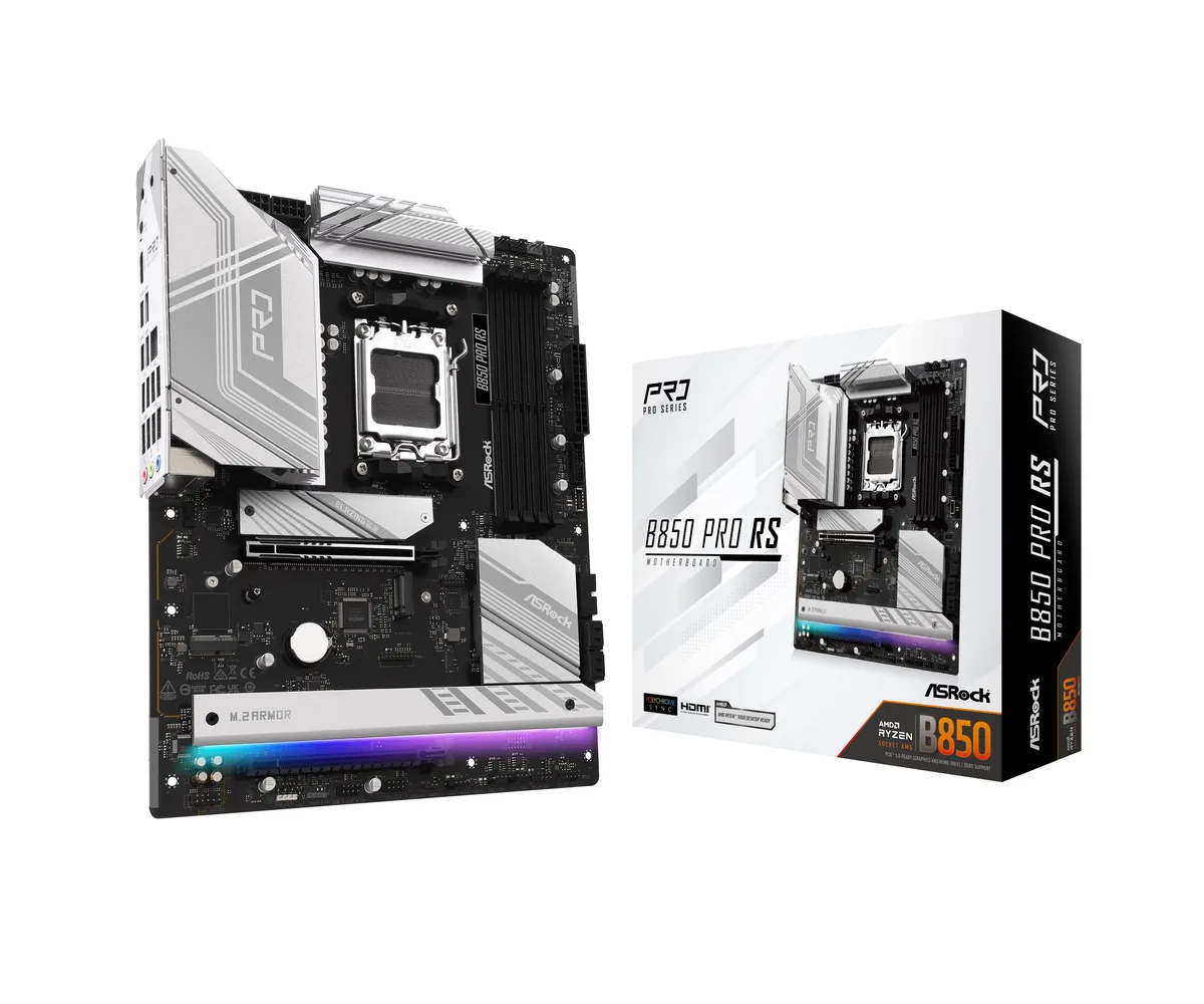 ASRock ASRock B850 Pro RS AMD motherboard — product photo