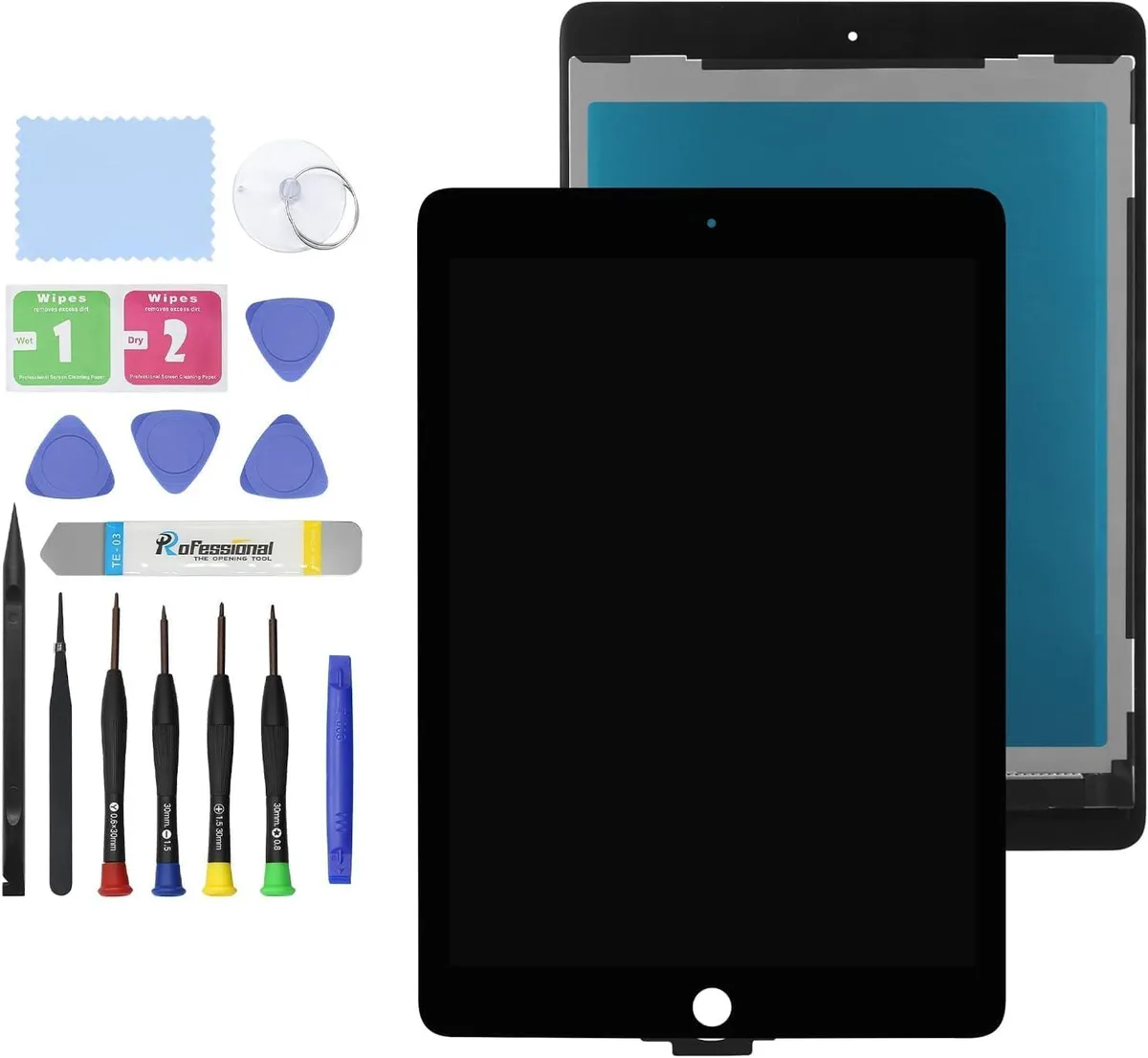 NUOLAISUN NUOLAISUN 9.7" LCD Screen for iPad Air 2 A1566 A1567 Black — product photo