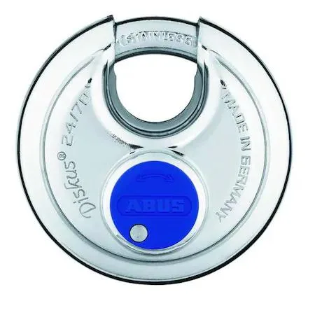 Abus Abus 24IB/70 KA Disc Padlock Keyed Alike Stainless Steel Partially Hidden Shackle — product photo