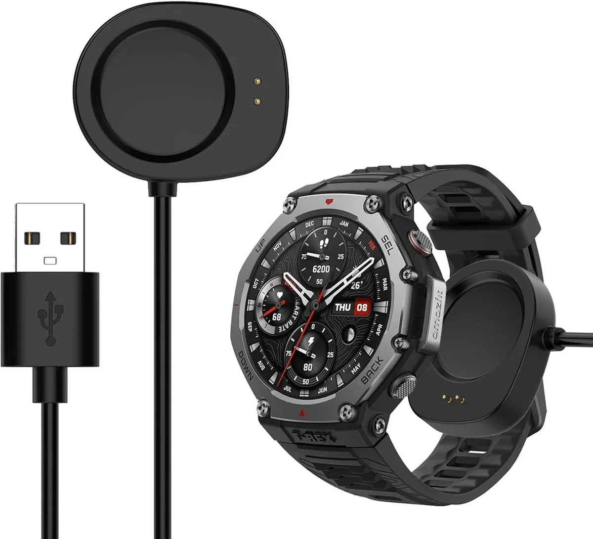 ETEIZU ETEIZU Amazfit Balance 2 Charger Cable 3.3 ft 100 cm — product photo