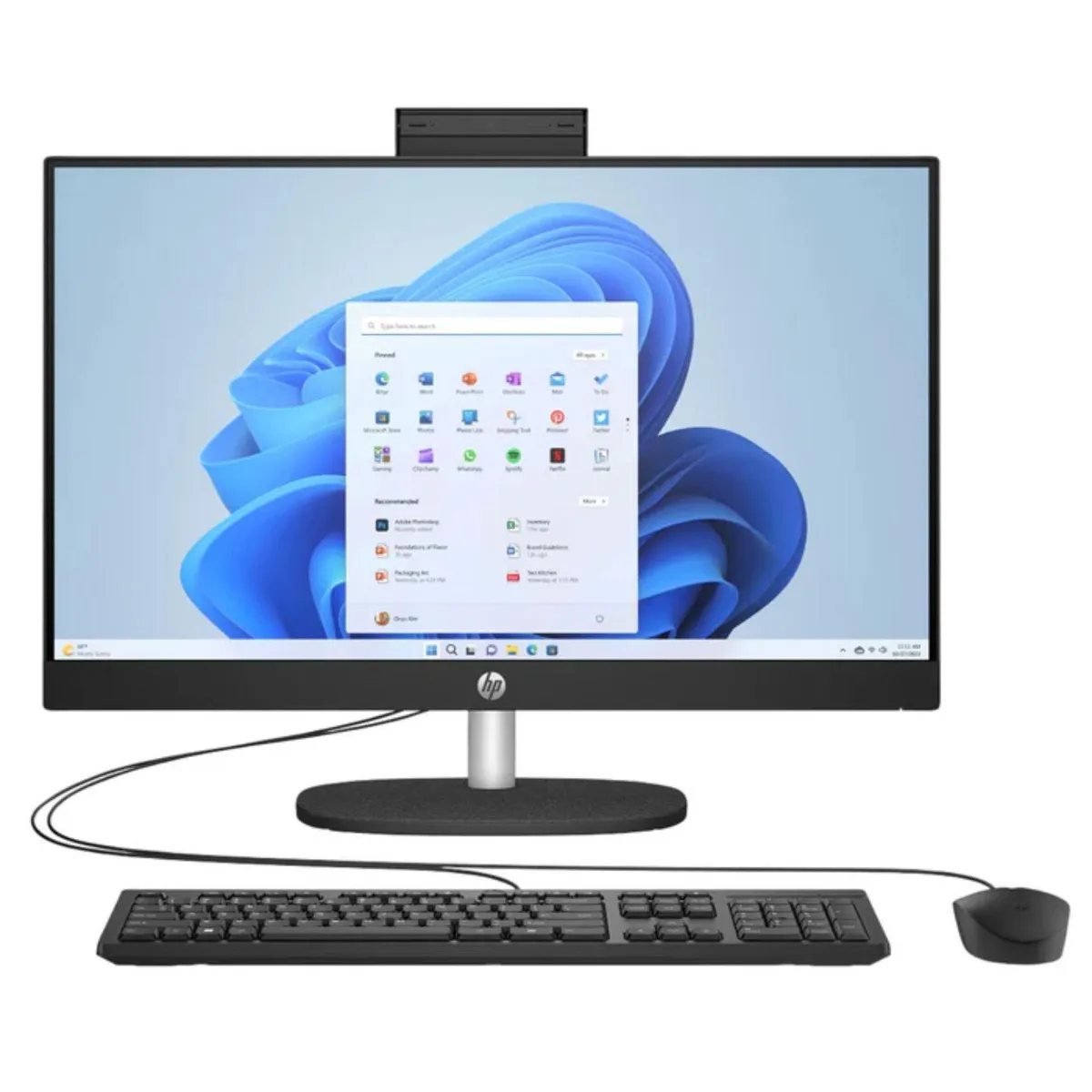 HP HP 24-CR1000I all-in-one PC 23.8" FHD Intel Core Ultra 5 125U 8 GB DDR5 512 GB NVMe Windows 11 Home Black — product photo
