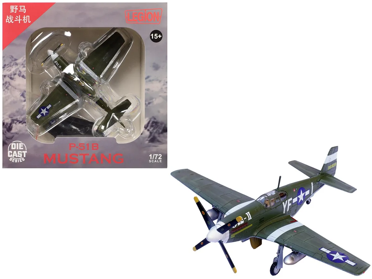 Legion Supplies Legion Supplies P-51B Mustang "Steeple Morden Strafers" 1/72 Diecast Model — product photo