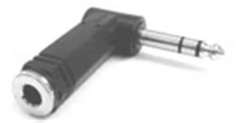 Hosa Technology Hosa Technology 1/4 Stereo Female to Right Angle Male Audio Adapter 6.35mm — product photo