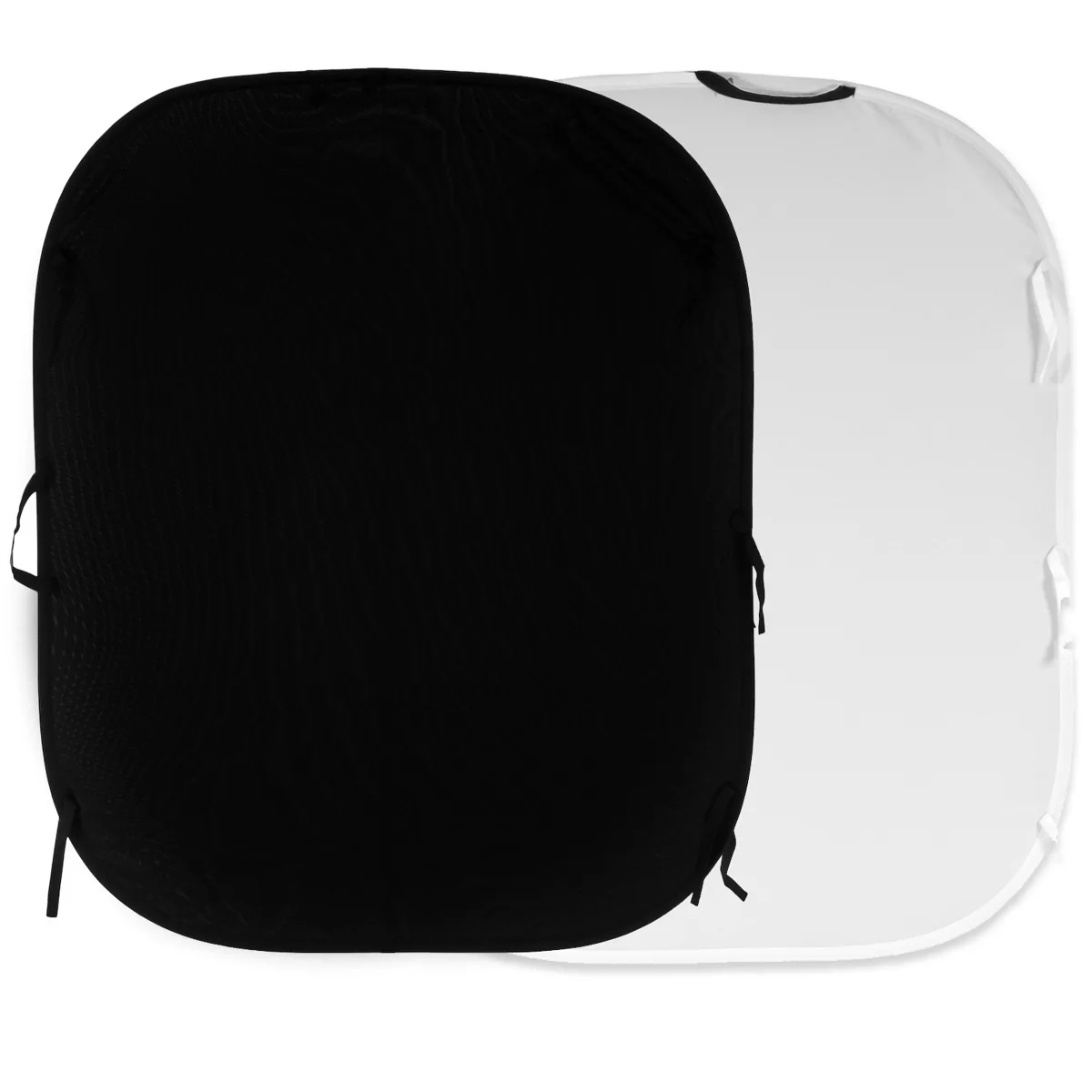 Manfrotto 5921 reversible knitted backdrop black and white folded disc