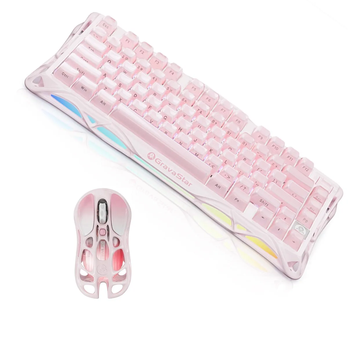 GravaStar GravaStar Mercury M1 Pro Sakura Pink Gaming Mouse — product photo