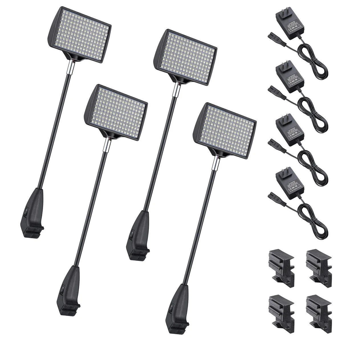 Yescom USA, Inc. Yescom USA, Inc. 12W LED Trade Show Light 6500K 4 Pack — product photo