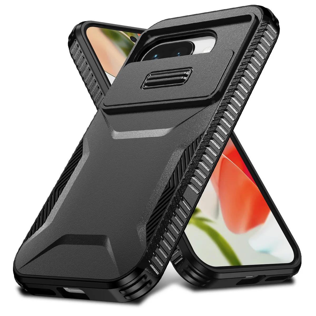 TYJKeJi TYJKeJi Fashion Hybrid Case for Google Pixel 9A Black — product photo
