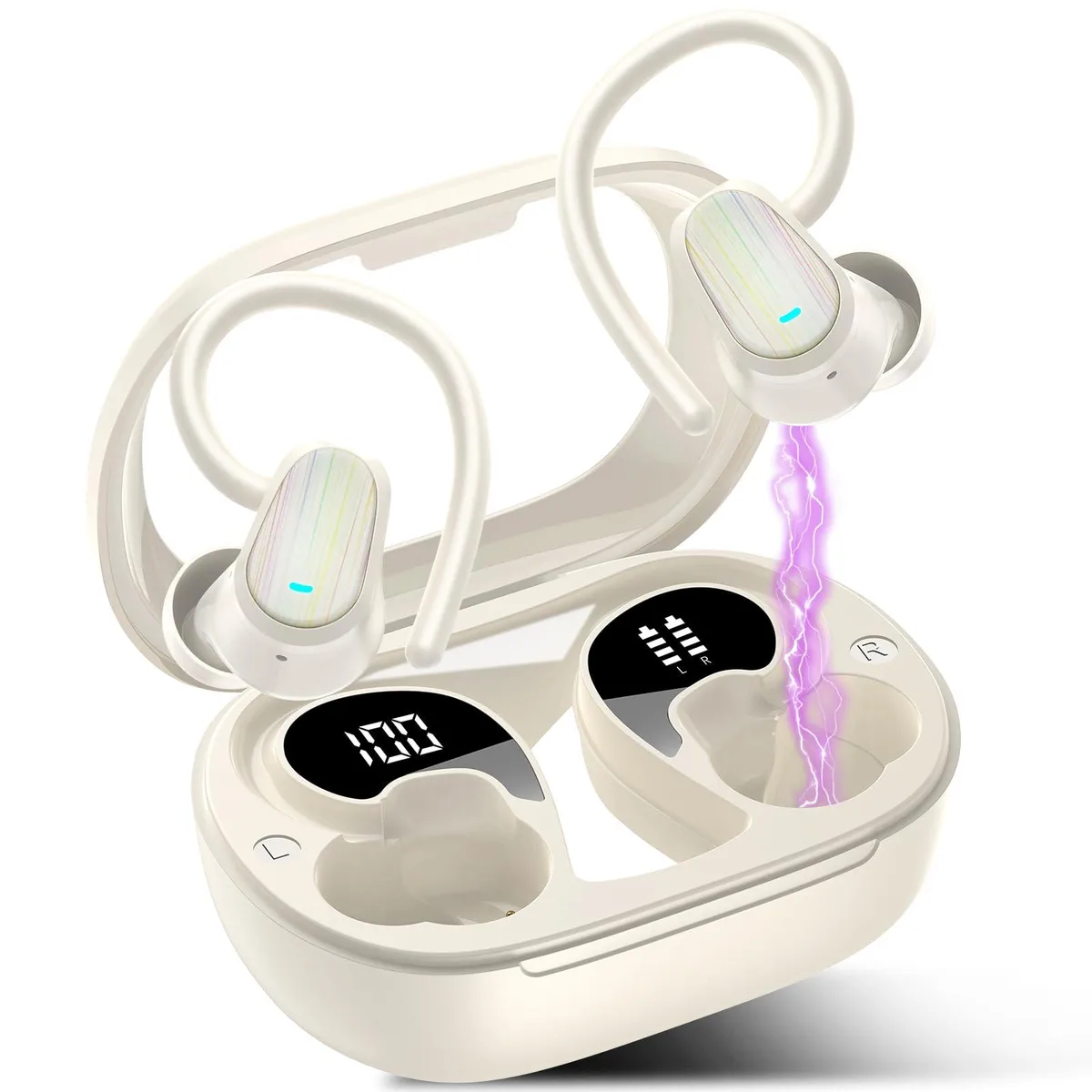  OYIB S75 Translation Earbuds White 164 Languages Bluetooth 5.4 50h — product photo