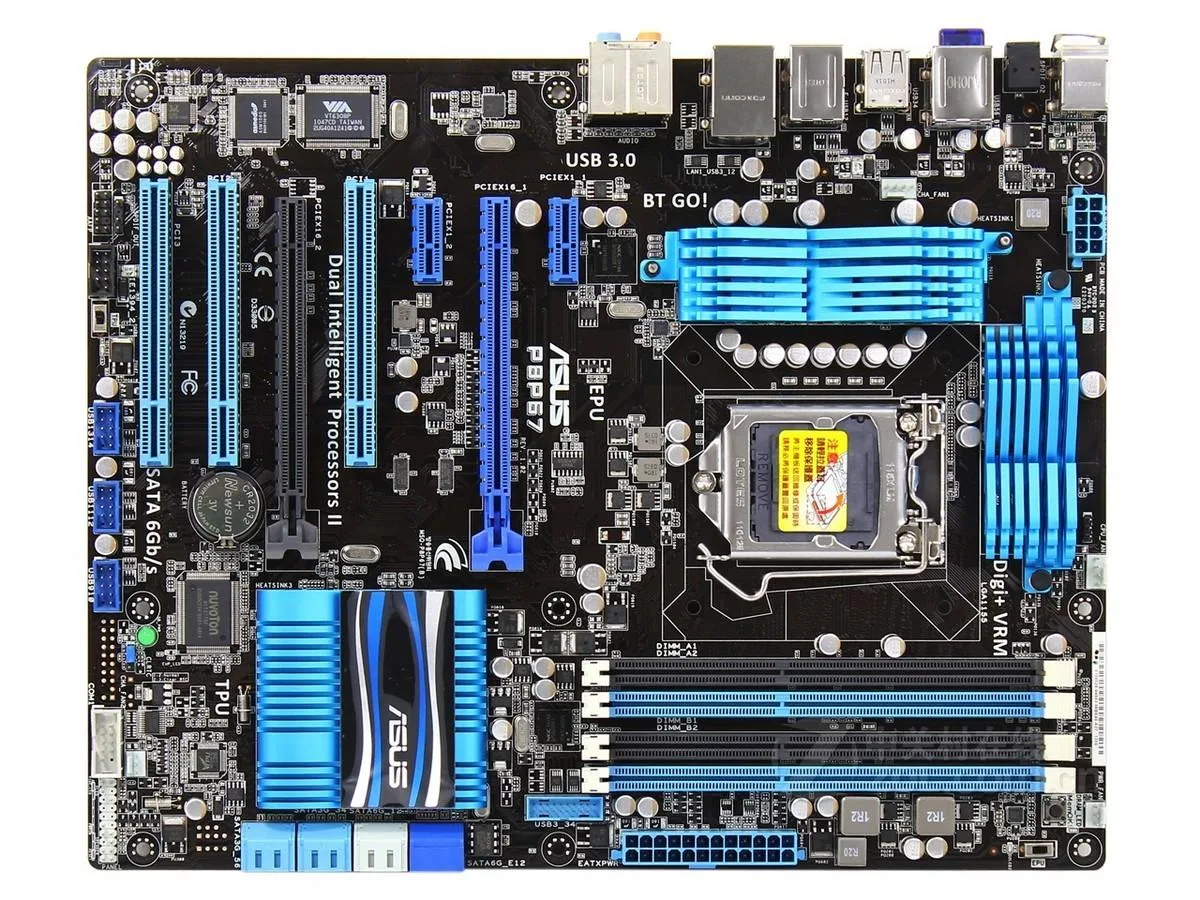 ASUS ASUS P8P67 Intel P67 LGA 1155 DDR3 32GB ATX motherboard — product photo