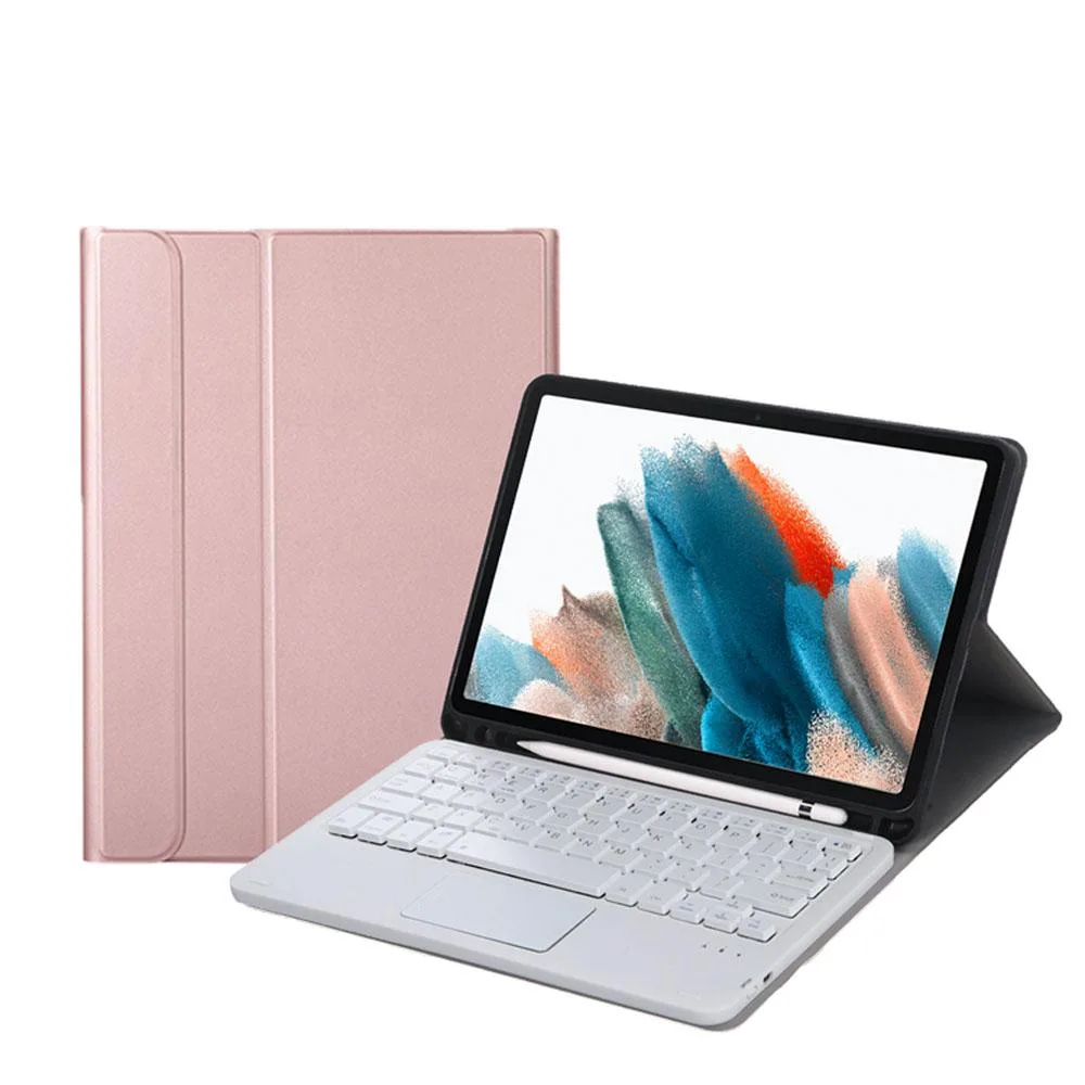 BONAEVER BONAEVER SM-X200/X205/X207 keyboard case for Galaxy Tab A8 10.5 2022 Rose Gold — product photo