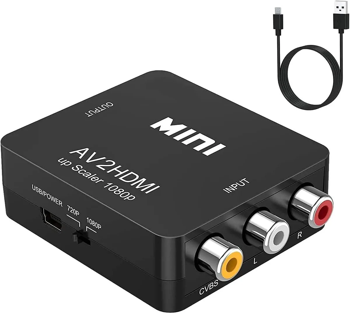 KEHIPI KEHIPI RCA to HDMI Converter 1080P 60Hz Black video capturing device — product photo