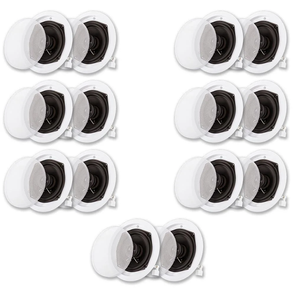 Acoustic Audio Acoustic Audio R191 14 In-Ceiling Speakers 2-Way 5.25" 45Hz-22kHz 95dB — product photo