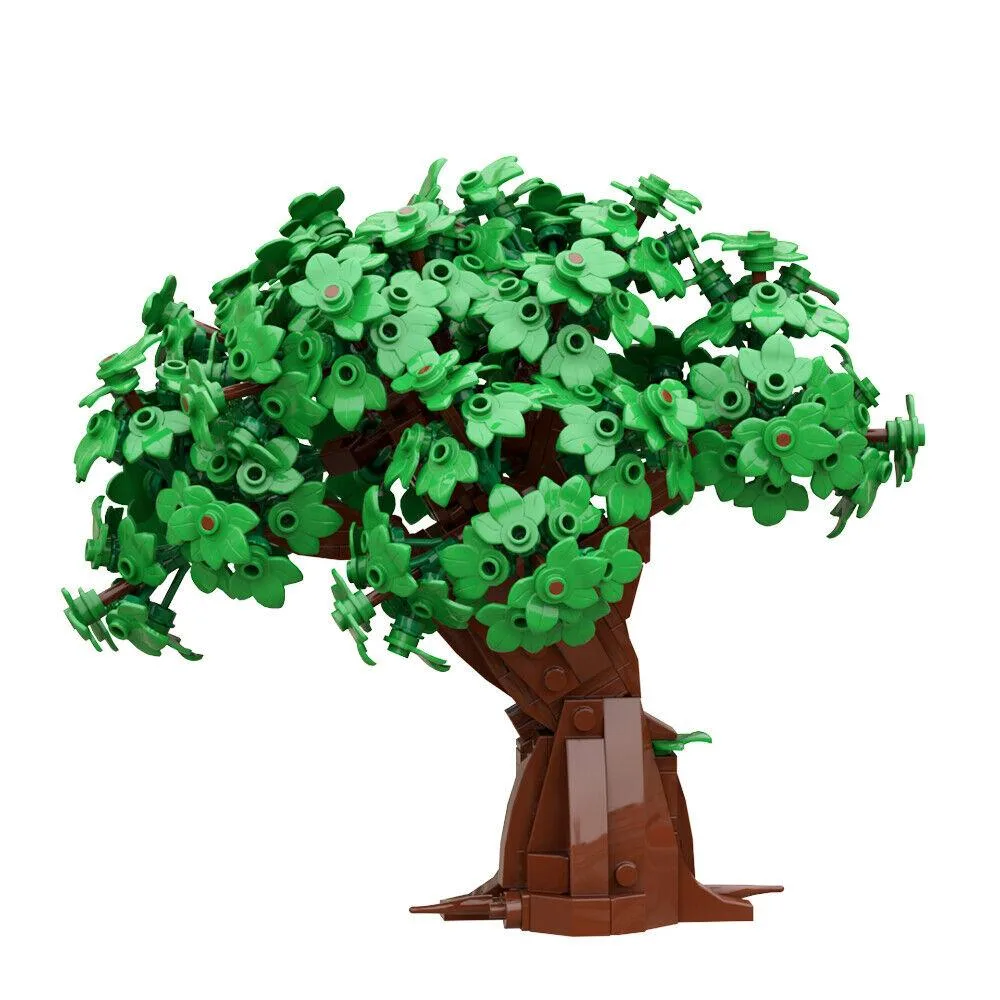 ZITIANYOUBUILD ZITIANYOUBUILD The Small Leafy Tree 670 Pieces Building Set — product photo