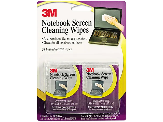 3M 3M CL630 Screen Cleaning Wipes 24 Pack 4 x 7 — product photo