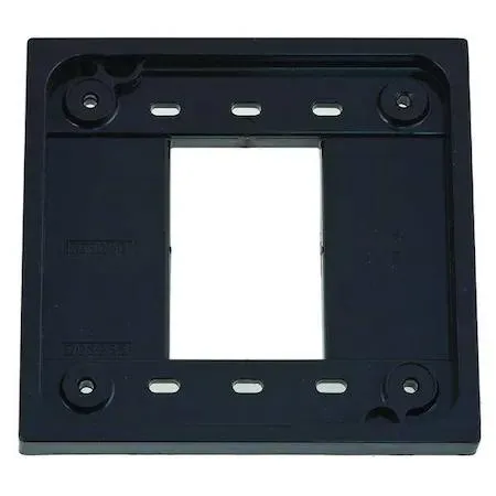 Hubbell Incorporated Hubbell Incorporated HBL4AP 4-PLEX Adapter Plate Brown 2-Gang — product photo