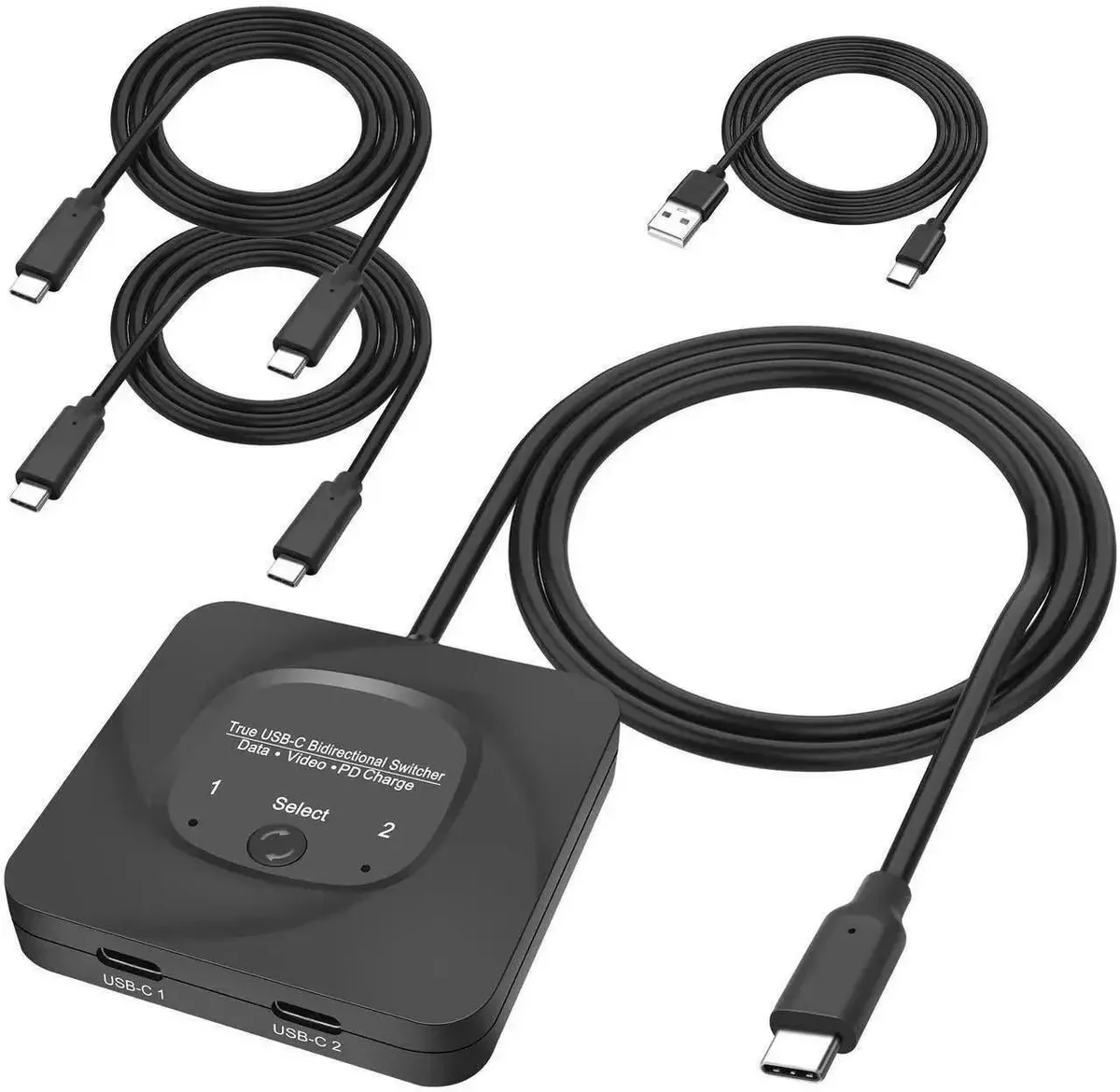 SMUGDESK SMUGDESK Bi-Directional USB-C Switch 2-in-1-Out / 1-in-2-Out 8K@60Hz 4K@120Hz 48Gbps — product photo
