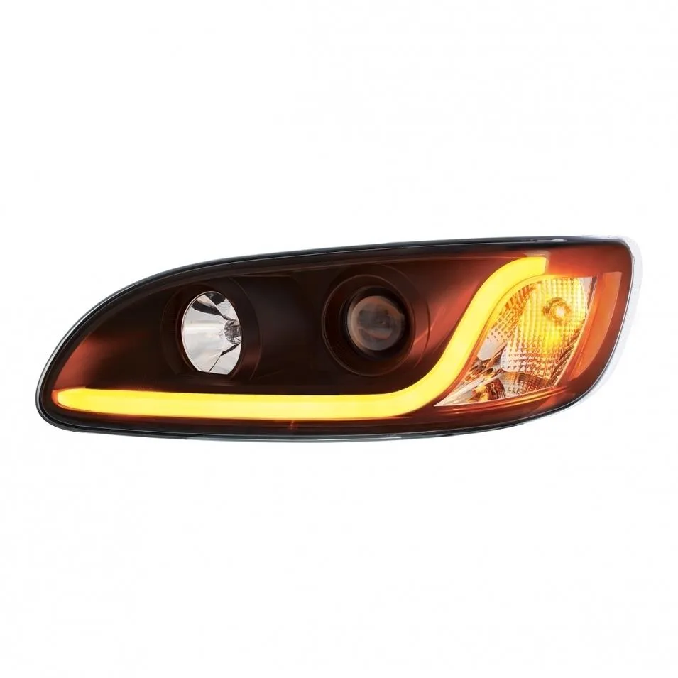 United Pacific Industries United Pacific "Blackout" Peterbilt 382/384/386/387 Projection Headlight Driver 31239 — product photo