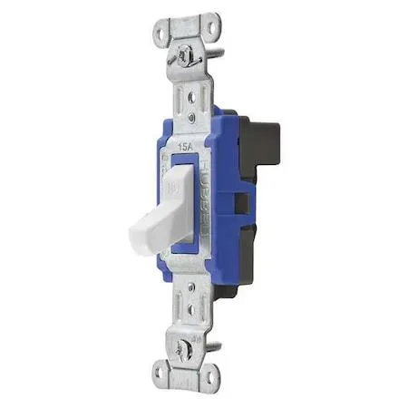 Snapconnect Snapconnect 1203 3-Way Wall Switch 15A 120/277V White Toggle — product photo