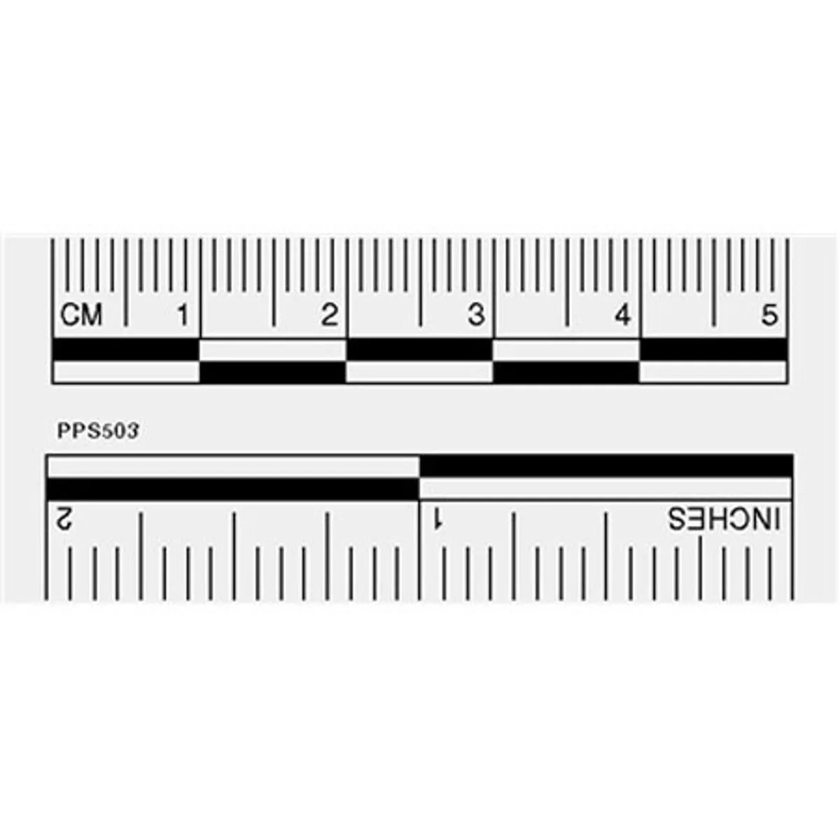 Sirchie Sirchie PPS503 Photo Evidence Scale 150 adhesive scales 50mm — product photo