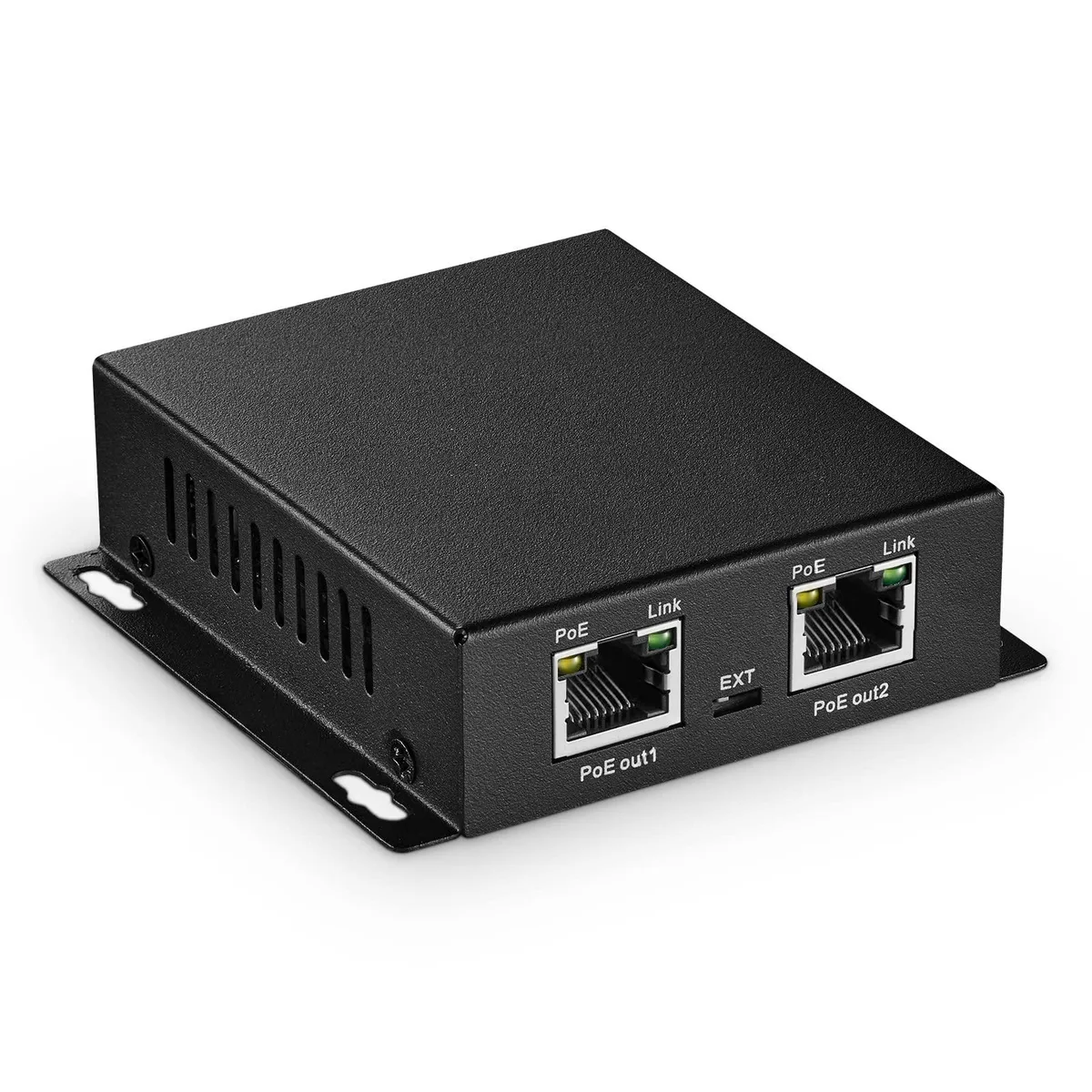  NETGEAR ProSafe EXT-102GAF 3-port Gigabit PoE passthrough switch — product photo