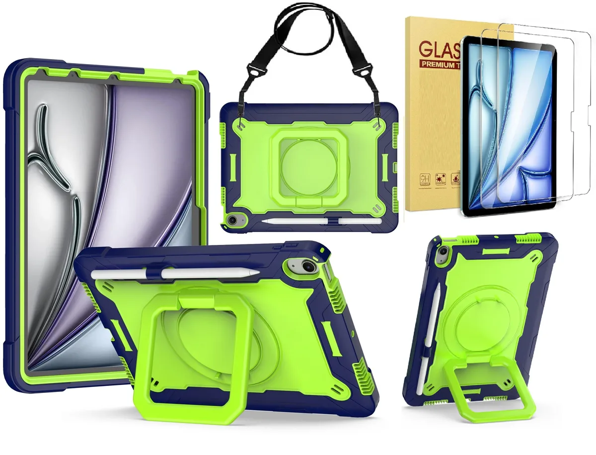 anicestore anicestore A3266 case for iPad Air 11 inch M2 2024 M3 2025 Blue/Green — product photo