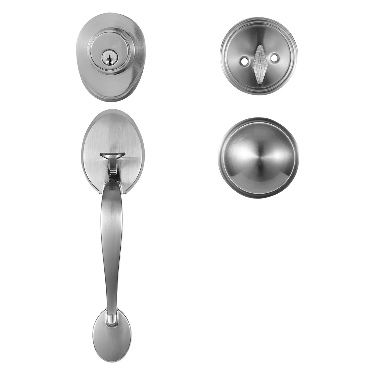 VEVOR VEVOR Front Door Handle &amp; Deadbolt Set Satin Nickel 19985-SN — product photo