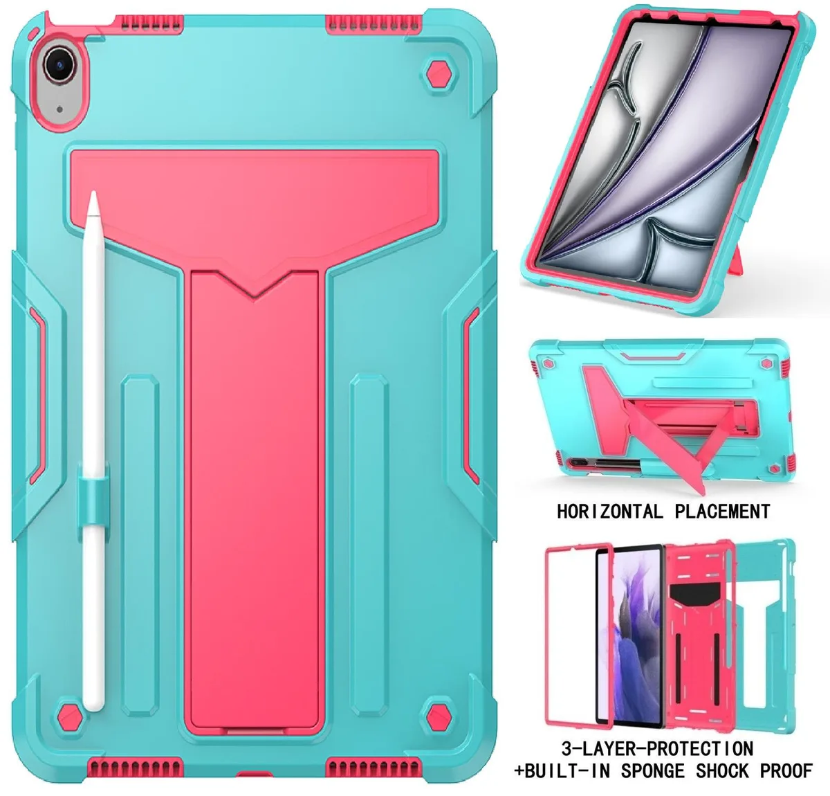anicestore anicestore A2902/A2903/A2904 laptop case Teal/Pink 11 inch — product photo