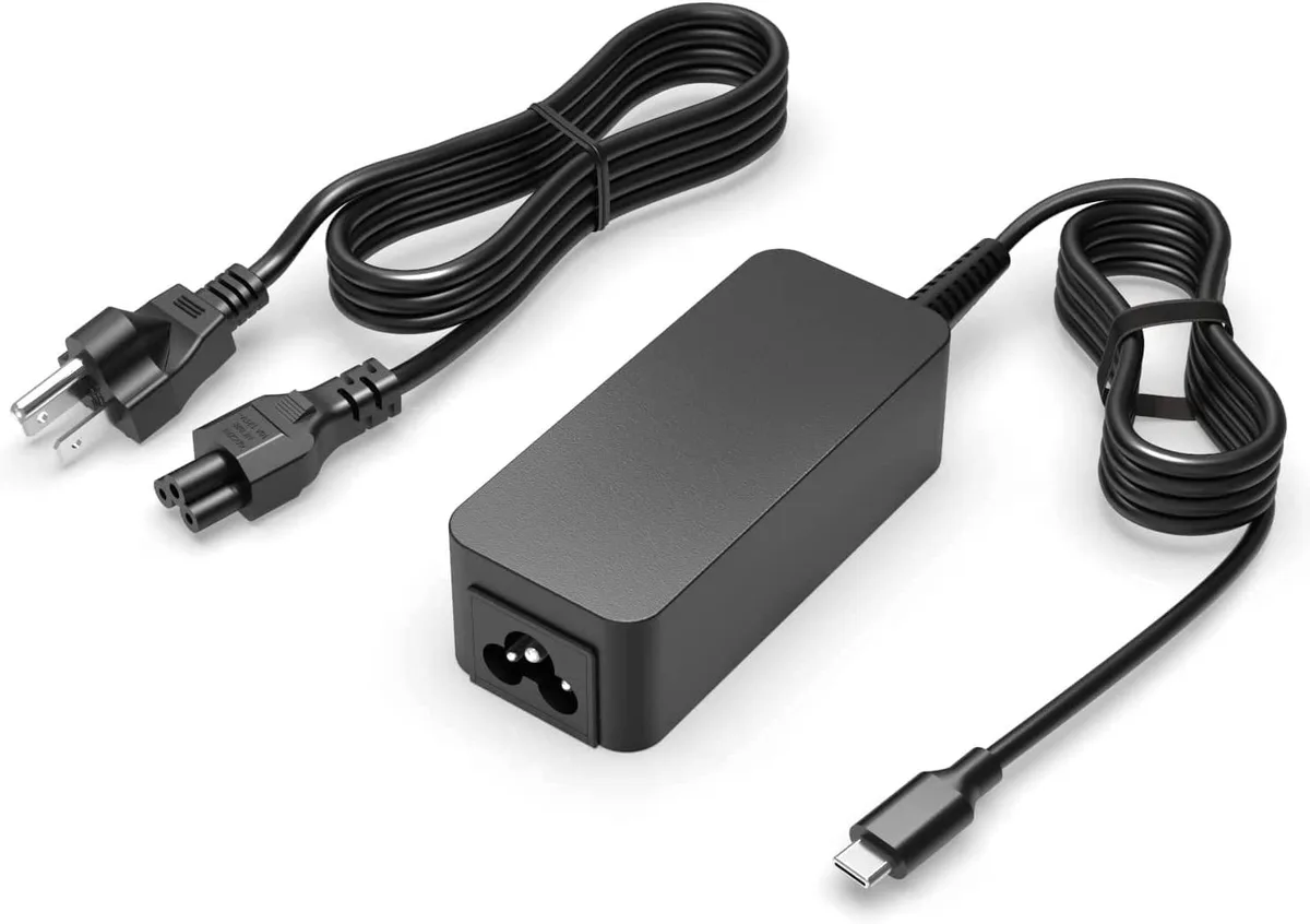 GCROWN GCROWN 45W USB-C ac adapter for HP Chromebook — product photo