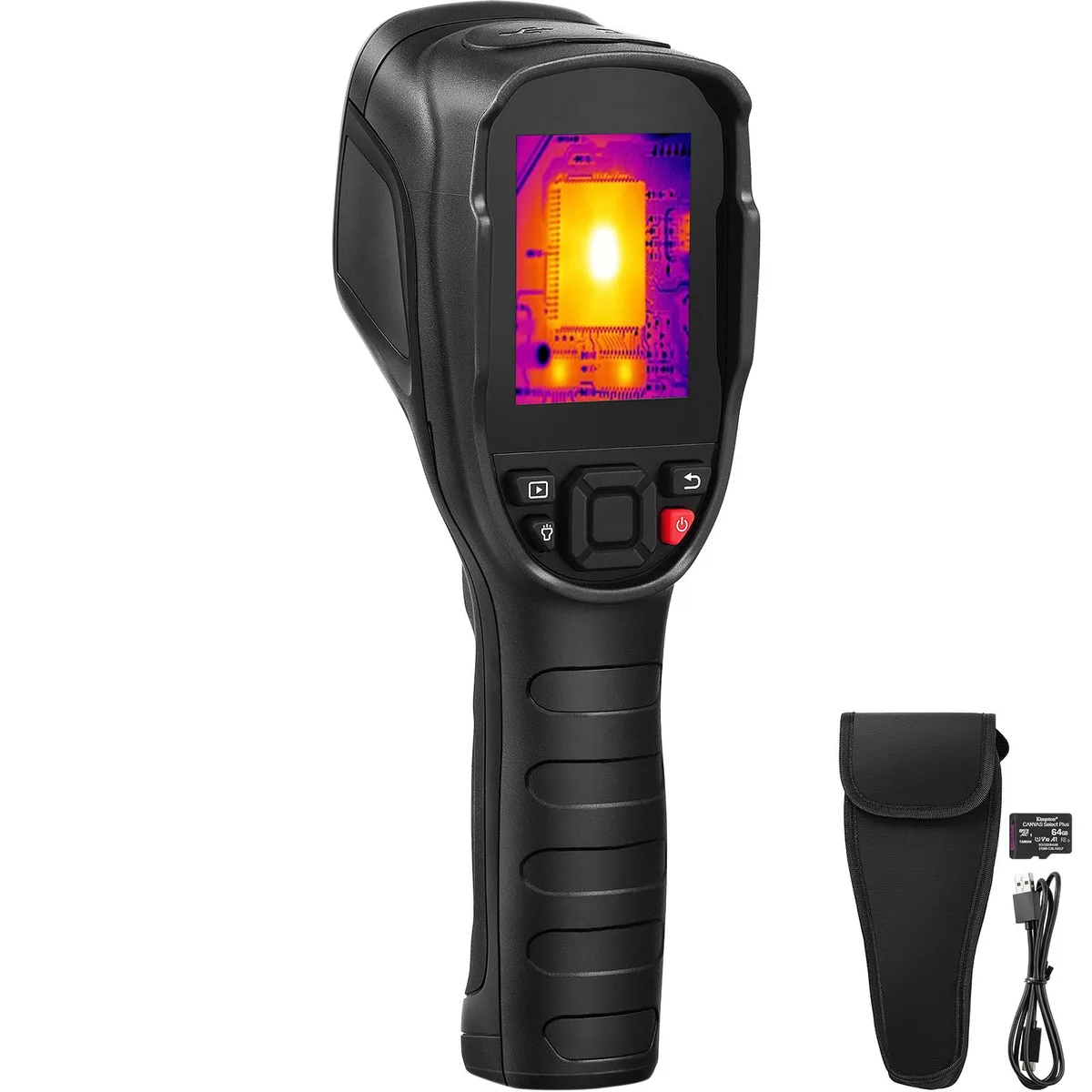 VEVOR VEVOR Thermal Imaging Camera 320x240 Super Resolution 2MP Visual 25Hz -4 to 1022°F 64GB SD Card — product photo