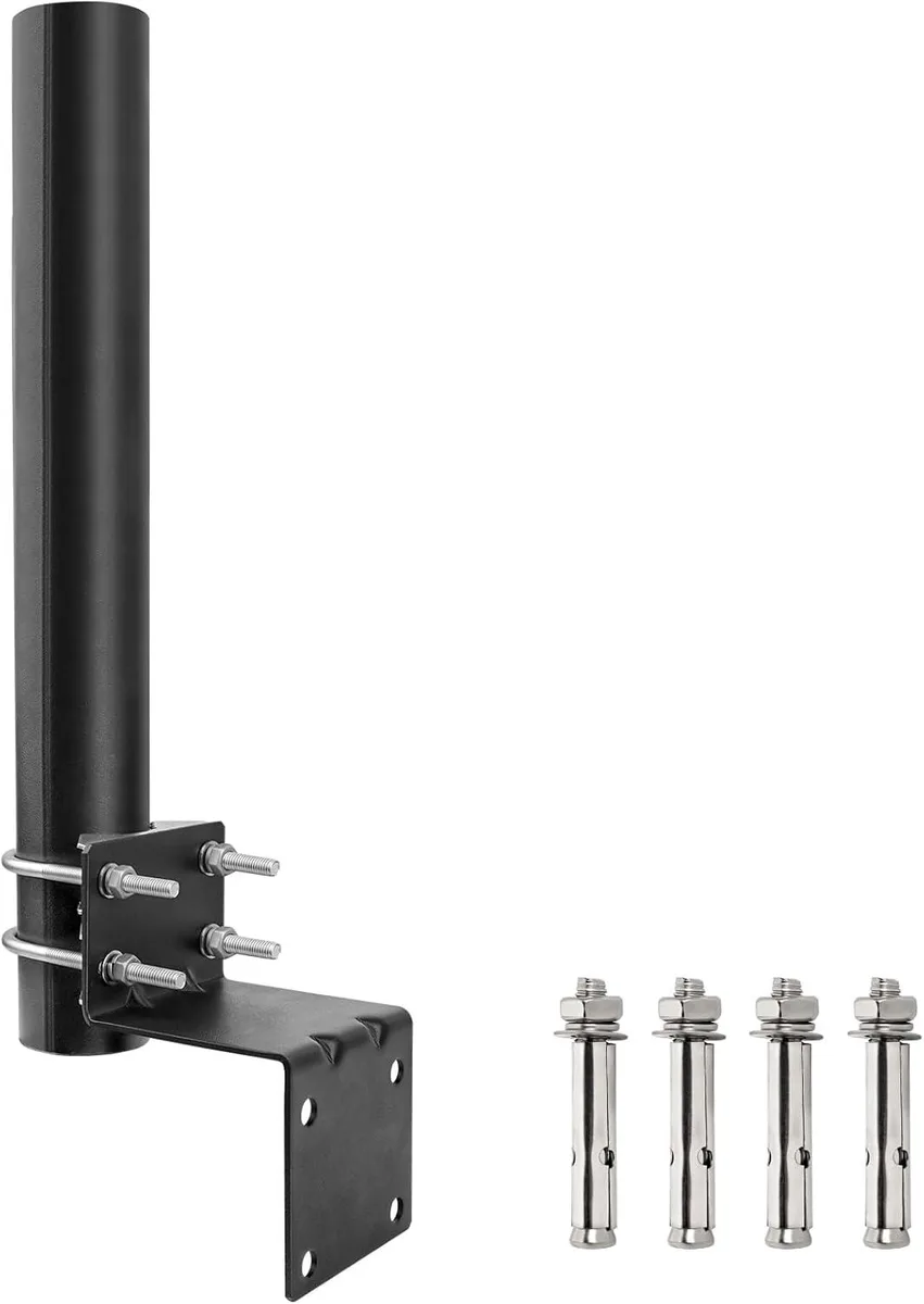 BFKK BFKK Antenna Mounting Pole 16 inch Heavy Duty 40 CM 1.8 inch 4.8 CM Steel U-Bolt Kit — product photo
