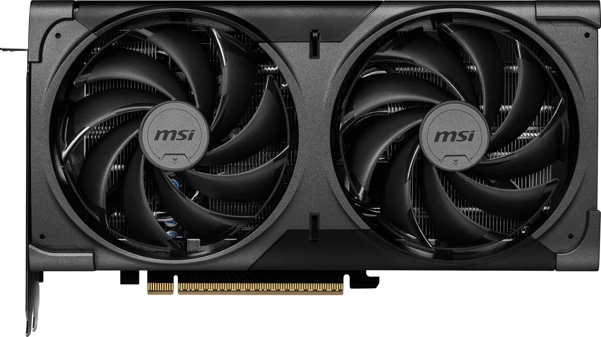 MSI MSI RTX 5070 12G Ventus 2X OC Black graphics card — product photo