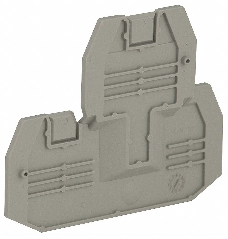 Schneider Electric Schneider Electric NSYTRACE24 End Barrier, Gray, 0.16 in Depth — product photo