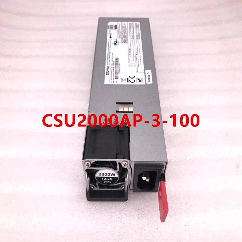Rectangular silver ATX power supply unit with ventilation grille and power socket