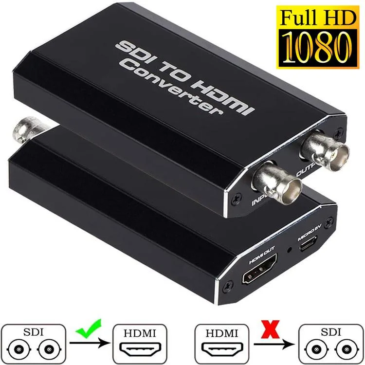 ESTONE ESTONE SDI to HDMI Converter 3G/HD/SD Loop-Through 1080p60 OZH5-1 — product photo