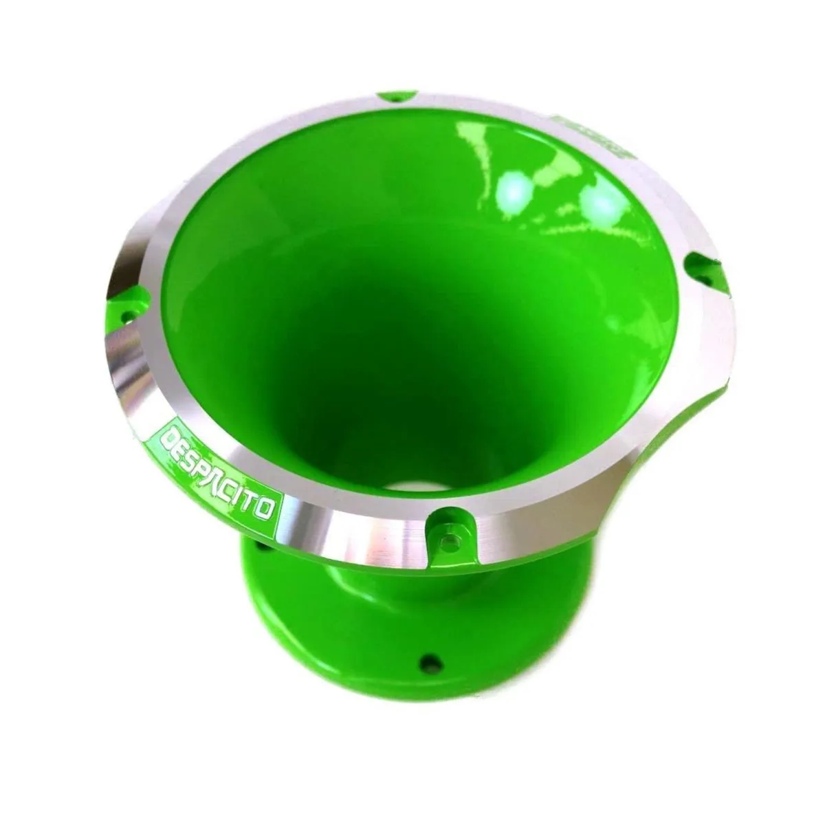 Deejay LED Deejay LED TBH1450GREEN Circular Despacito Horn Flare Green 2in Throat — product photo
