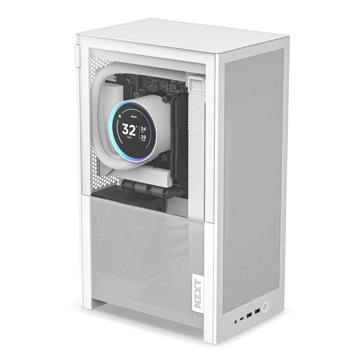 NZXT NZXT CI-H21FW-01 Mini-ITX PC Case White 331mm GPU 20.7L — product photo